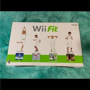 Wii fit balance board and game